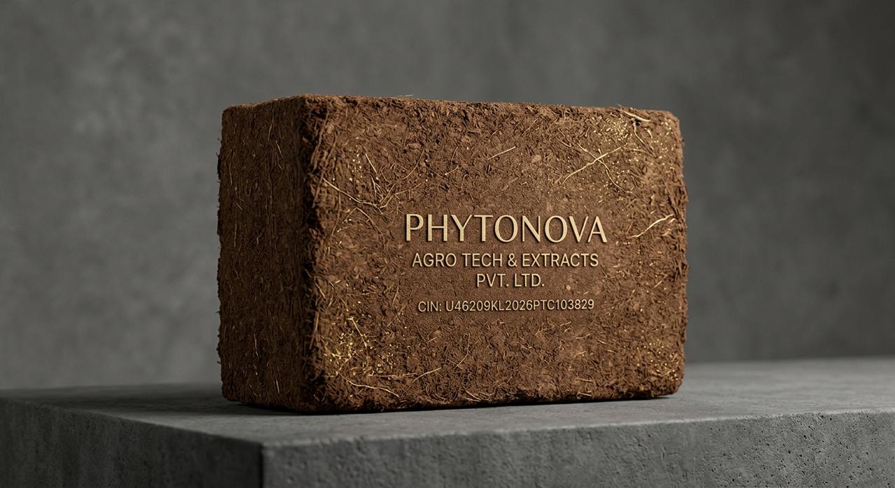 PhytoNova branded coco peat block
